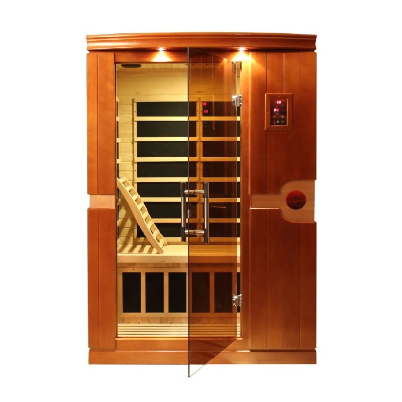 Dynamic Saunas Venice 2-person Low EMF FAR Infrared Sauna (DYN-6210-01)