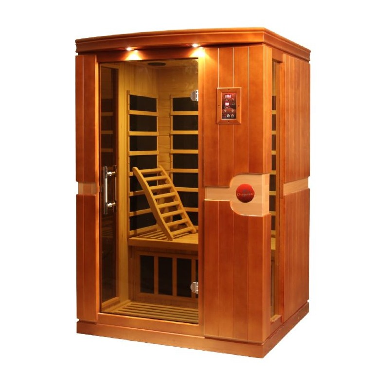 Dynamic Saunas Venice 2-person Low EMF Infrared Sauna (DYN-6210-01)