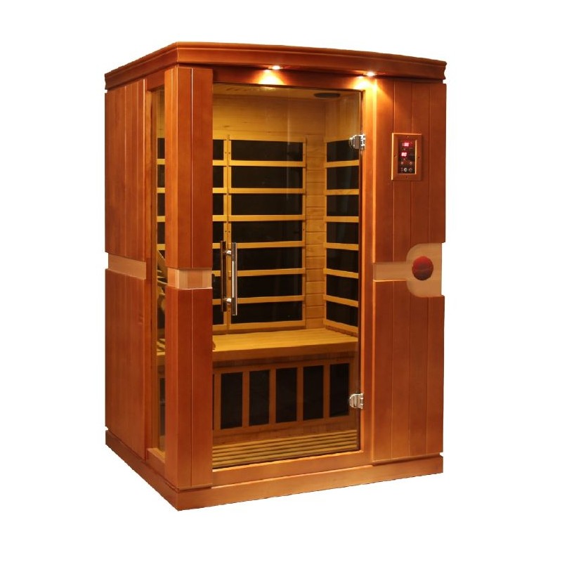Dynamic Saunas Venice 2-person Low EMF Infrared Sauna (DYN-6210-01)