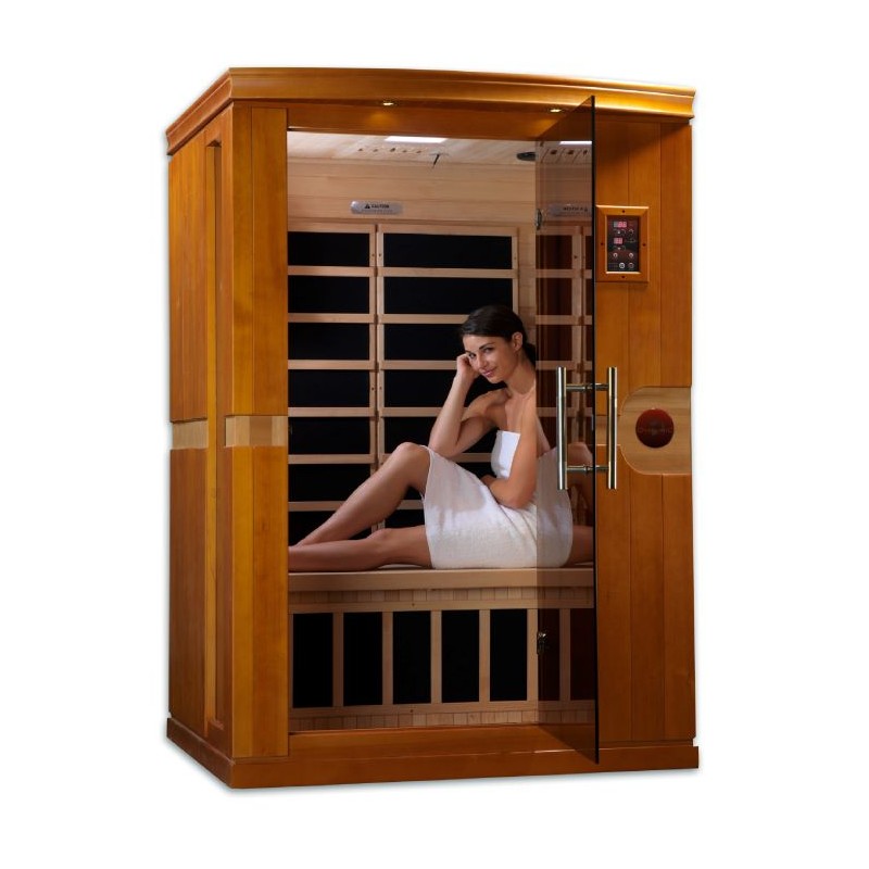 Dynamic Saunas Venice 2-person Low EMF Infrared Sauna (DYN-6210-01)