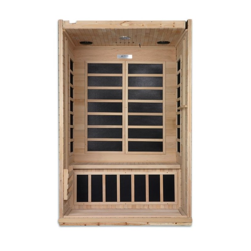 Dynamic Saunas Venice 2-person Low EMF Infrared Sauna (DYN-6210-01)