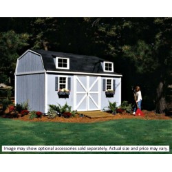 Handy Home Berkley 10x16 Wood Storage Shed Kit (18514-4)