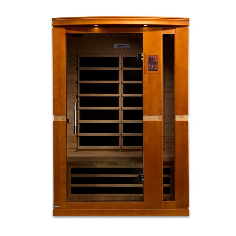 Dynamic Saunas Vittoria 2-person Low EMF FAR Infrared Sauna (DYN-6220-01)