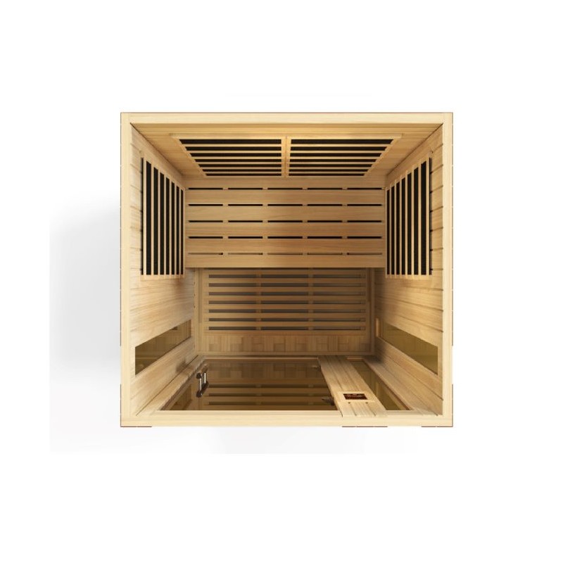 Dynamic Saunas Vittoria 2-person Low EMF Infrared Sauna (DYN-6220-01)
