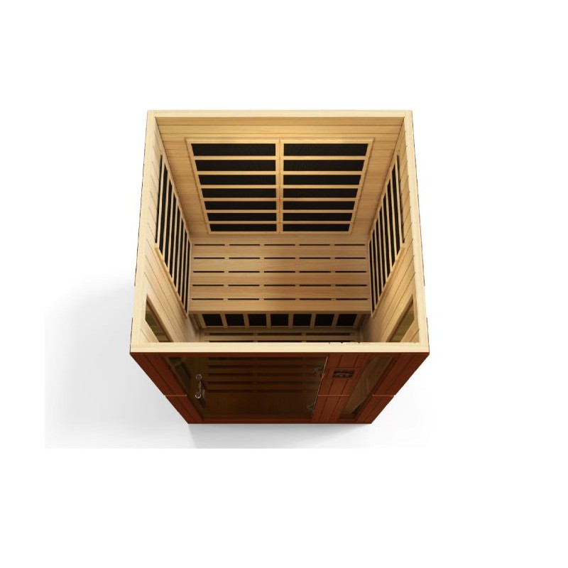 Dynamic Saunas Vittoria 2-person Low EMF Infrared Sauna (DYN-6220-01)