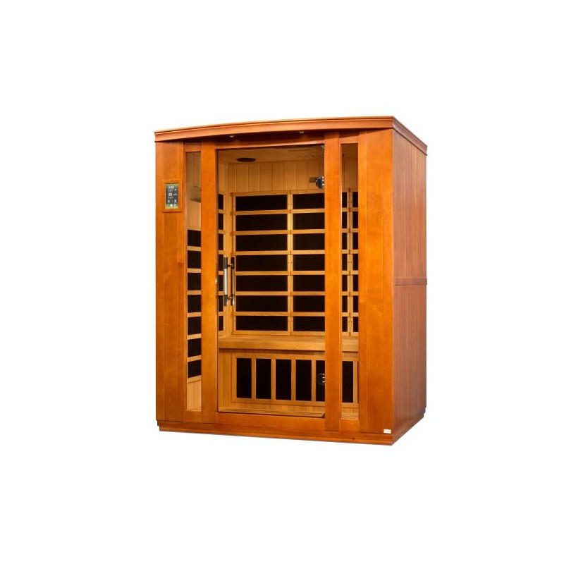 Dynamic Saunas Bellagio 3-person Low EMF Infrared Sauna (DYN-6306-02)