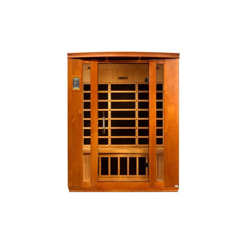 Dynamic Saunas Bellagio 3-person Low EMF FAR Infrared Sauna (DYN-6306-02)