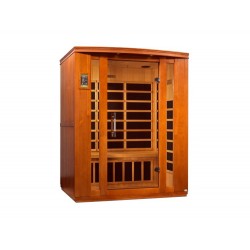 Dynamic Saunas Bellagio 3-person Low EMF FAR Infrared Sauna (DYN-6306-02)