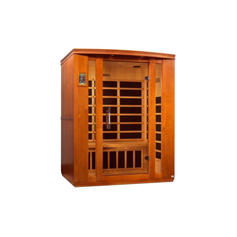 Dynamic Saunas Bellagio 3-person Low EMF Infrared Sauna (DYN-6306-02)