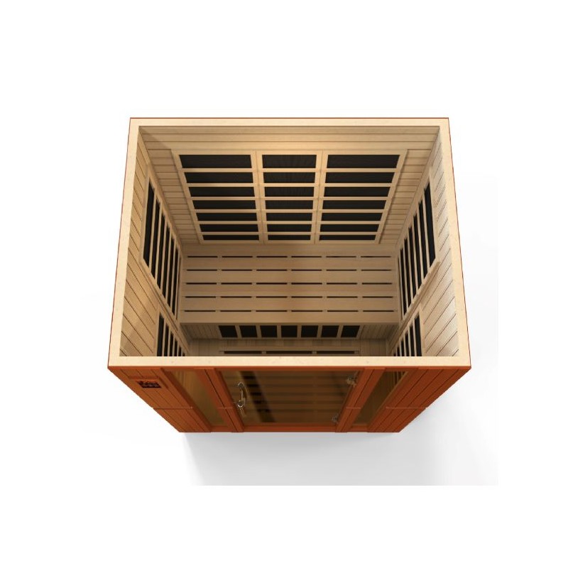Dynamic Saunas Bellagio 3-person Low EMF Infrared Sauna (DYN-6306-02)