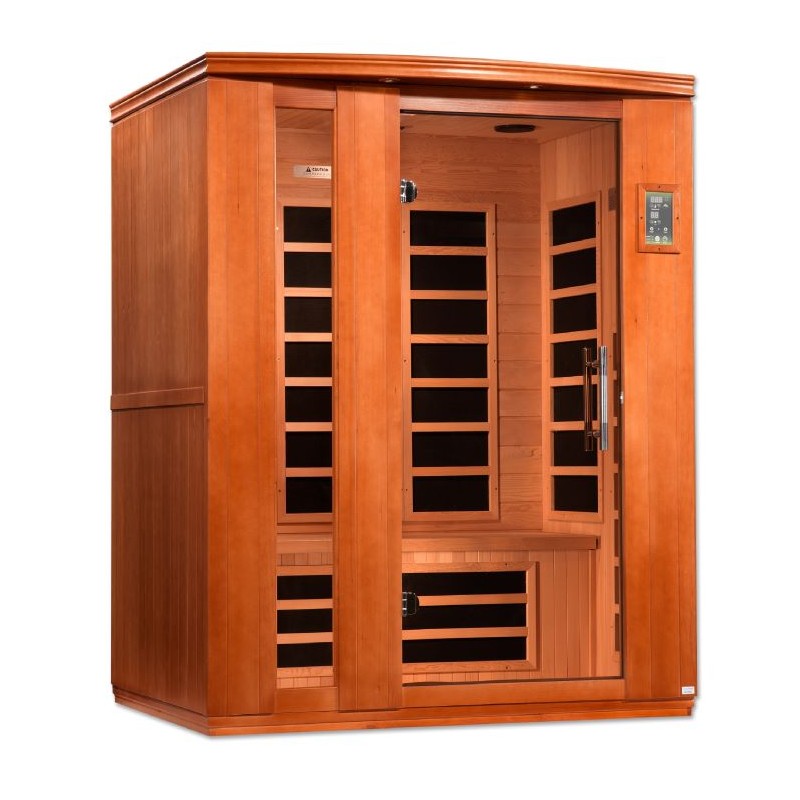 Dynamic Saunas Lugano 3-person Low EMF Infrared Sauna (DYN-6336-02)