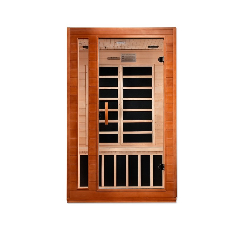 Dynamic Saunas Cordoba Elite 2-person Ultra Low EMF FAR Infrared Sauna - (DYN-6203-01 Elite)
