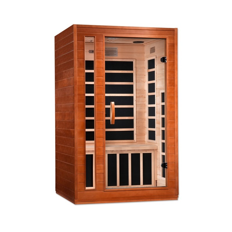 Dynamic Saunas Cordoba Elite 2-person Ultra Low EMF FAR Infrared Sauna - (DYN-6203-01 Elite)