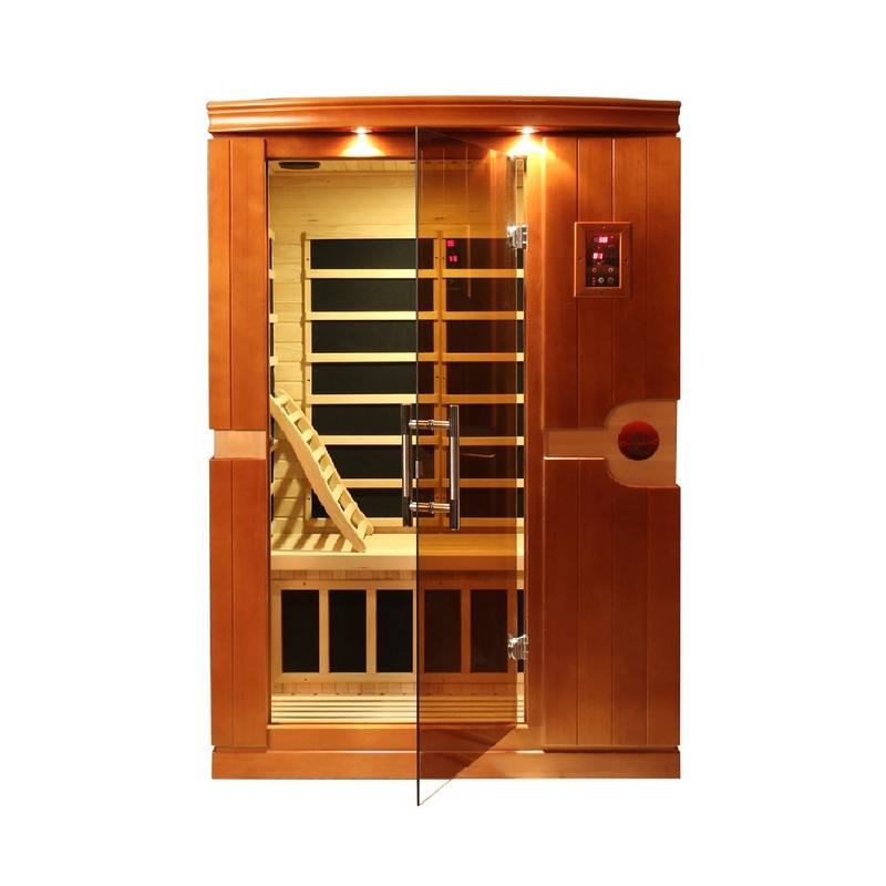 Dynamic Saunas Venice Elite 2-person Ultra Low EMF FAR Infrared Sauna - (DYN-6210-01 Elite)