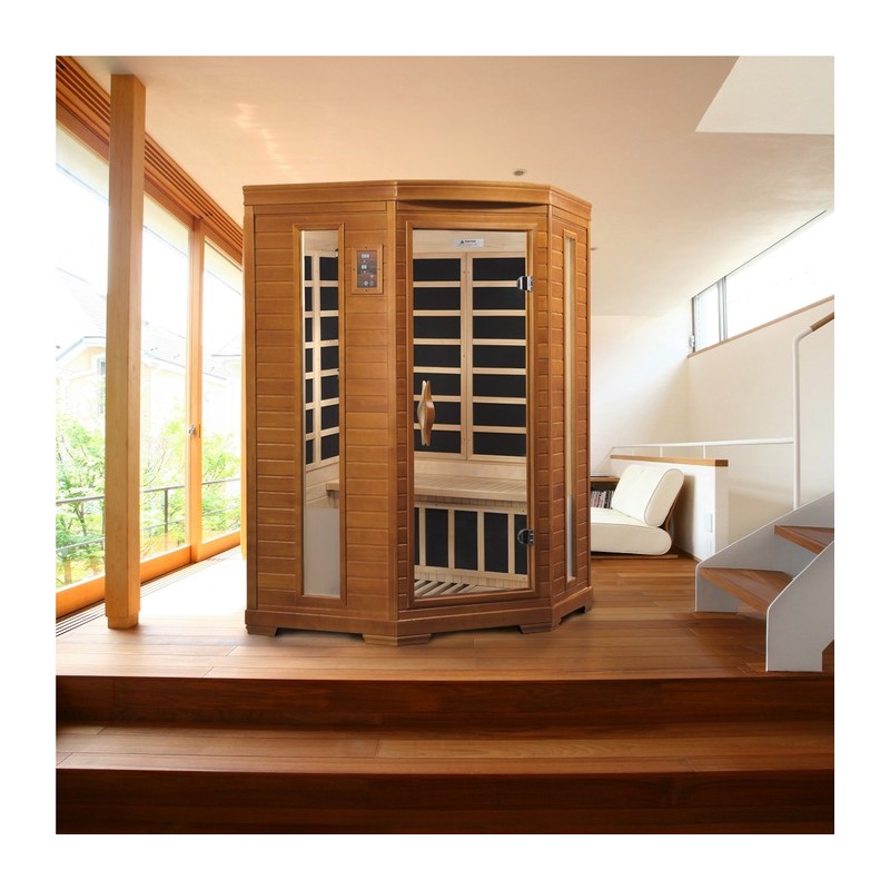 Heming Elite Ultra Low EMF FAR Infrared Sauna - (DYN-6225-02 Elite)