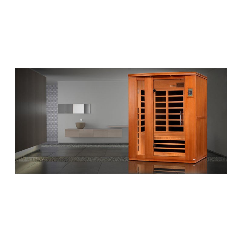 Lugano Elite Ultra Low EMF FAR Infrared Sauna - (DYN-6336-02 Elite)