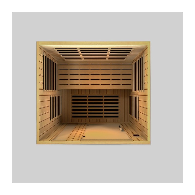 Lugano Elite Ultra Low EMF FAR Infrared Sauna - (DYN-6336-02 Elite)