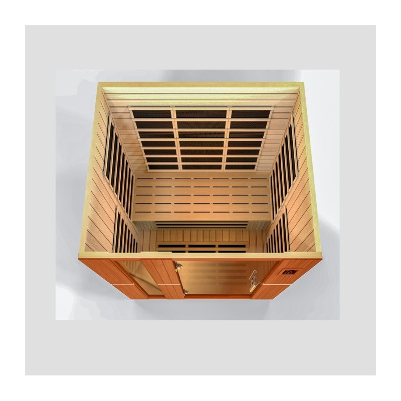 Lugano Elite Ultra Low EMF FAR Infrared Sauna - (DYN-6336-02 Elite)