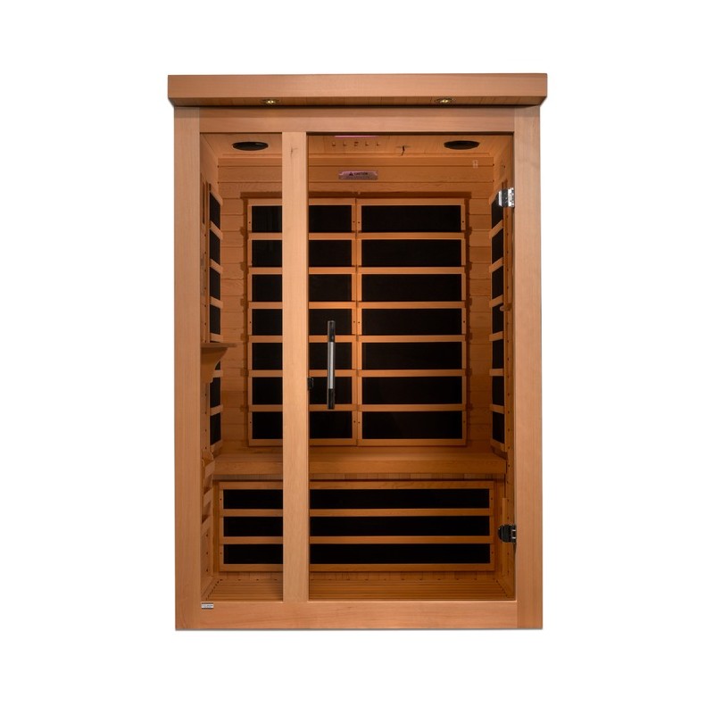 Dynamic Saunas Llumeneres Elite 2-person Ultra Low EMF FAR Infrared Sauna - (DYN-6215-02 Elite)