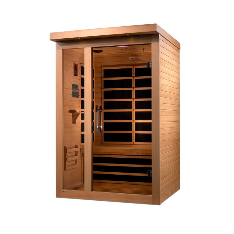 Dynamic Saunas Llumeneres Elite 2-person Ultra Low EMF FAR Infrared Sauna - (DYN-6215-02 Elite)