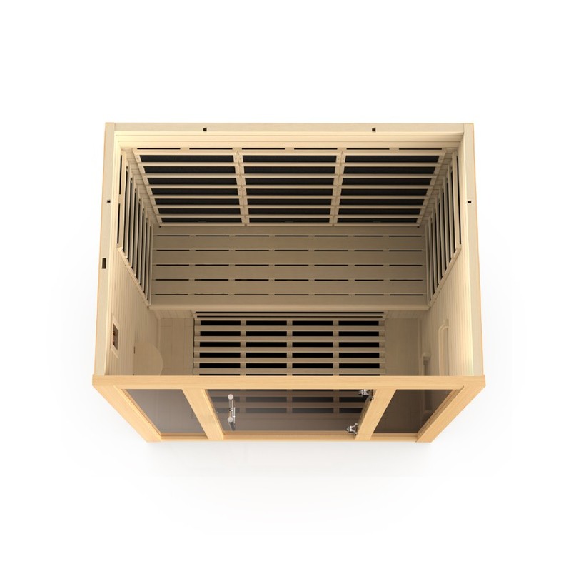 Villa 3-person Ultra Low EMF FAR Infrared Sauna - (DYN-6315-02 Elite)