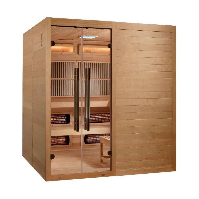 Golden Designs 2025 Toledo 6 Per Hybrid Sauna - (GDI-8360-01)