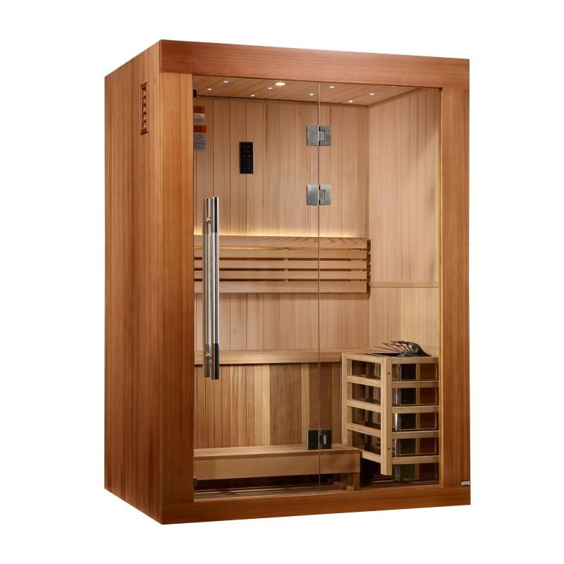 Golden Designs Sundsvall 2 Person Traditional Sauna (GDI-7289-02)