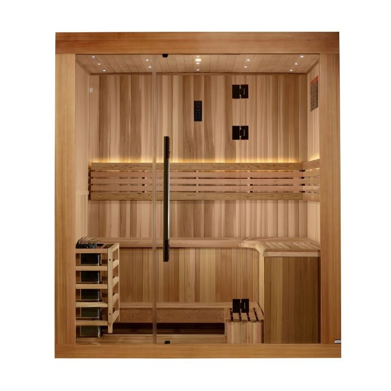 Golden Designs Copenhagen 3 Person Traditional Sauna (GDI-7389-02)