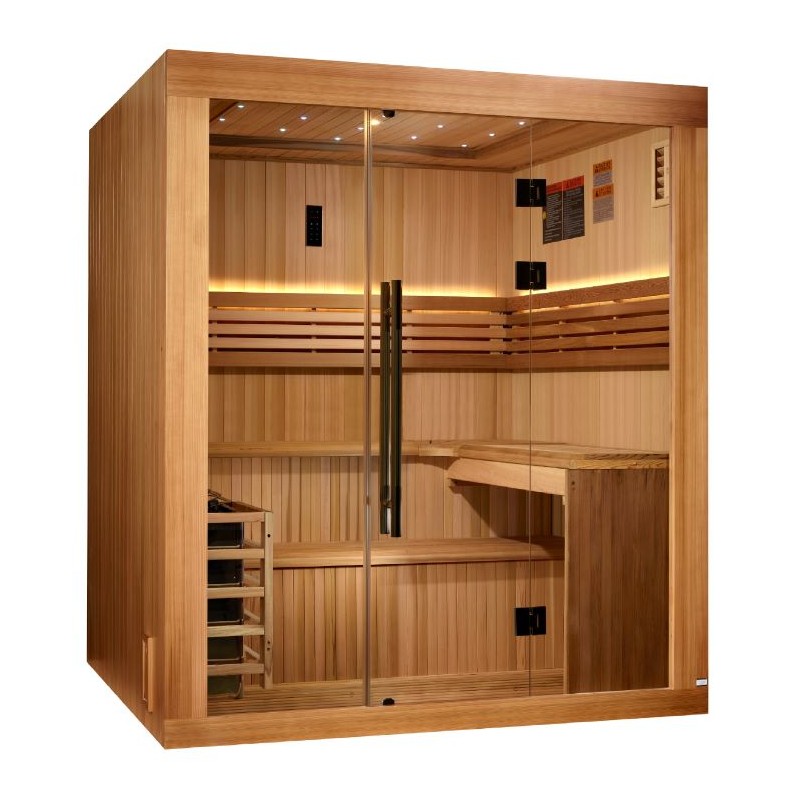 Golden Designs Osla 6 Person Traditional Sauna (GDI-7689-02)