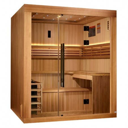 Golden Designs Osla 6 Person Traditional Sauna (GDI-7689-02) Golden Designs Osla 6 Person Traditional Sauna (GDI-7689-02)