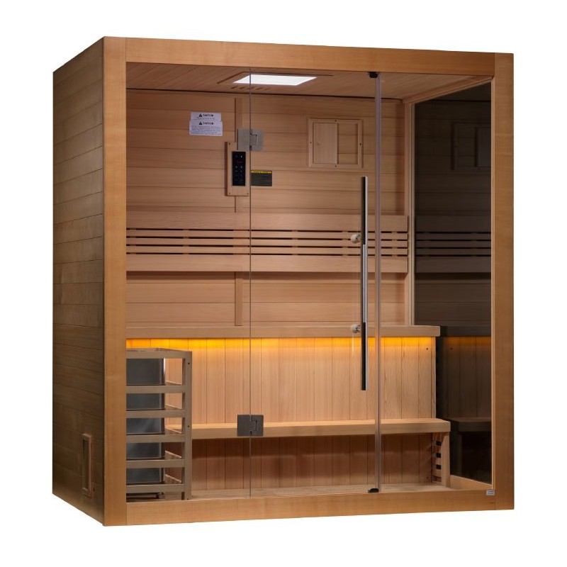 Golden Designs Forssa 3 Person Indoor Traditional Sauna (GDI-7203-01)