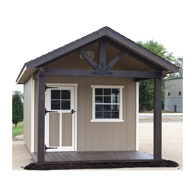 EZ-Fit 10x14 Woodsman Storage Shed Kit (ez_woodsman1014)