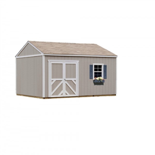  Sheds > Handy Home Columbia 12x24 Wood Storage Shed w/ Floor (18223-5