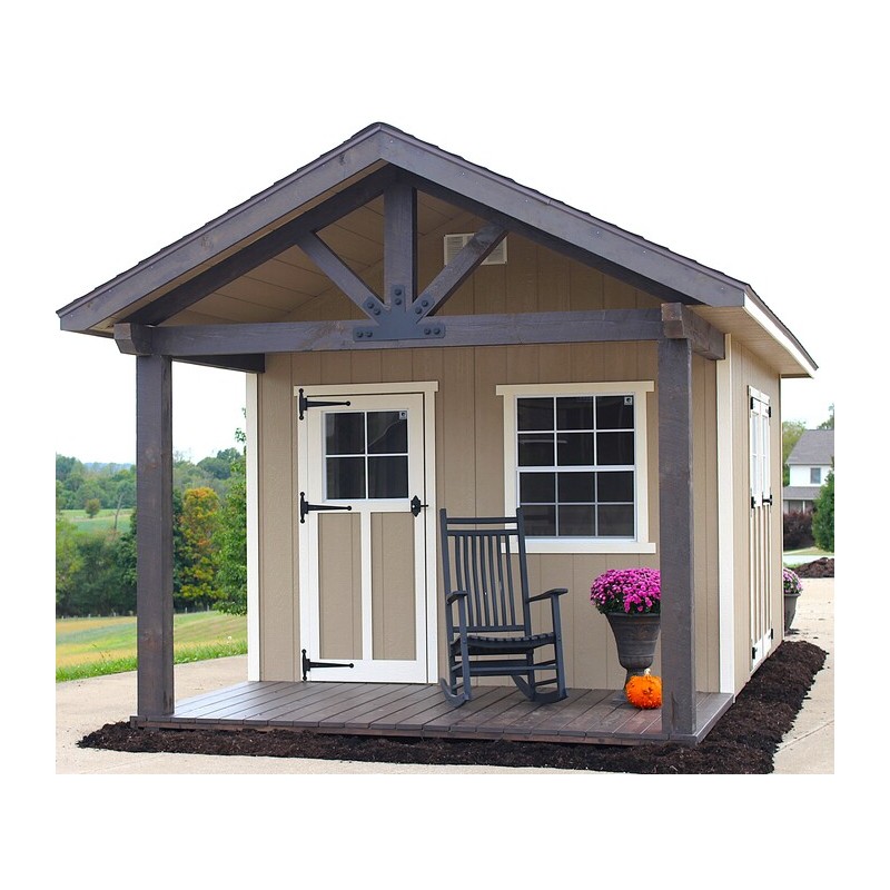 EZ-Fit 10x14 Woodsman Storage Shed Kit (ez_woodsman1014)