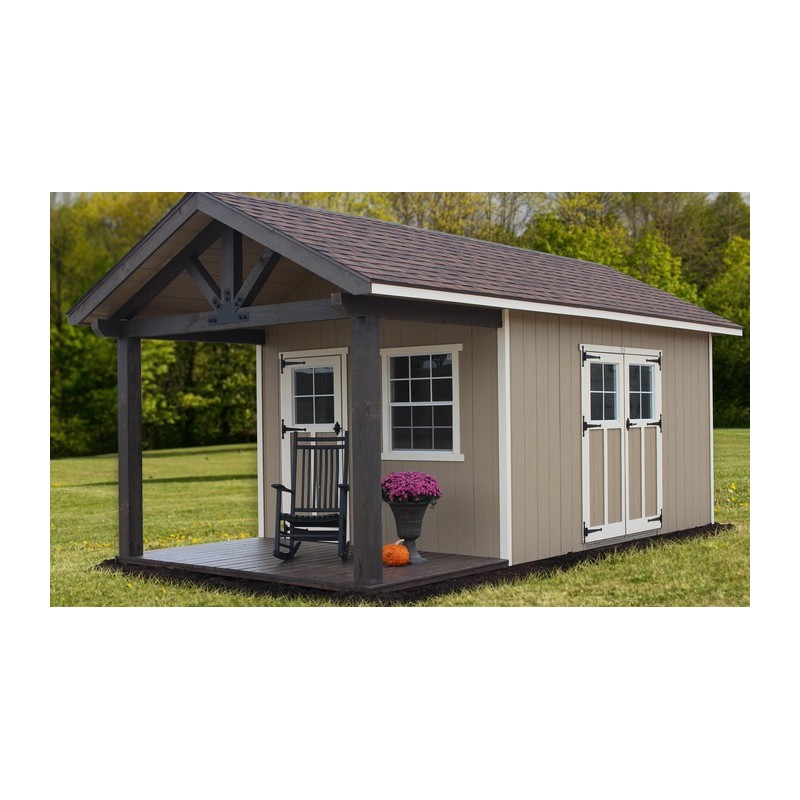 EZ-Fit 10x16 Woodsman Storage Shed Kit (ez_woodsman1016)