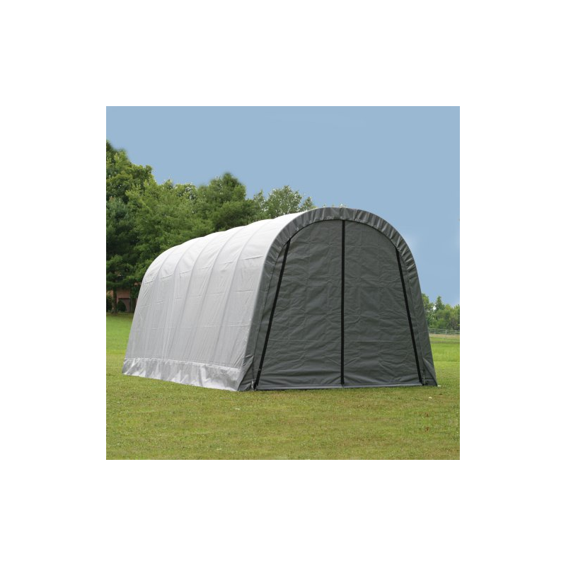 ShelterLogic 13x24x10 Round Style Shelter, Grey (74332)