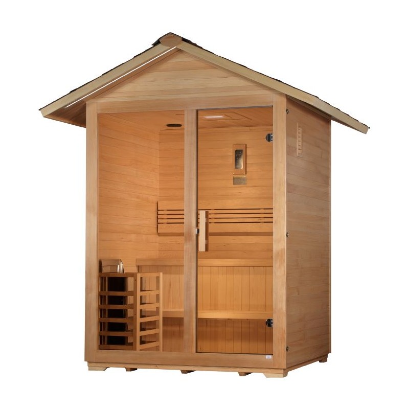 Golden Designs Arlberg 3 Person Outdoor Sauna (GDI-8103-01)