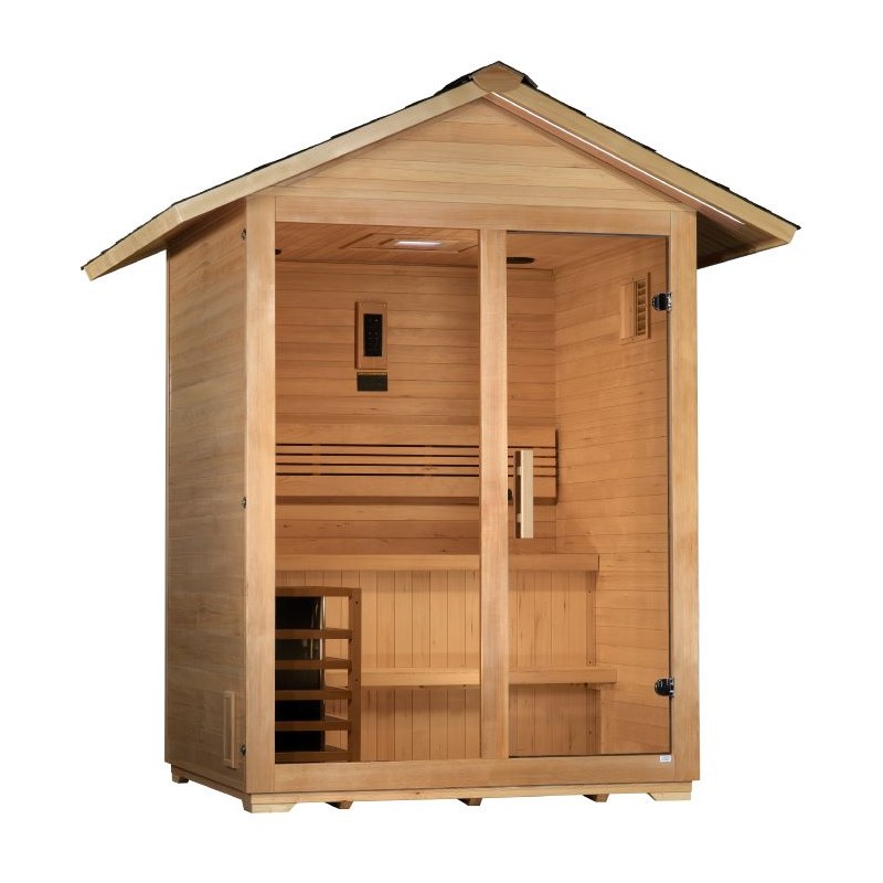 Golden Designs Arlberg 3 Person Outdoor Sauna (GDI-8103-01)