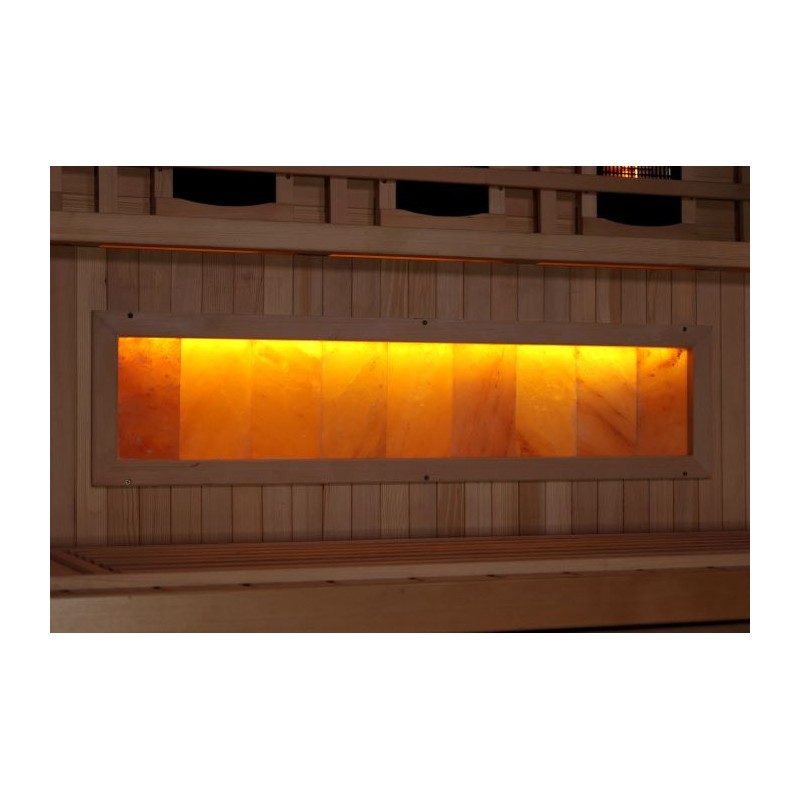 Golden Designs 4-Person Sauna with Himalayan Salt Bar - (GDI-8040-03)