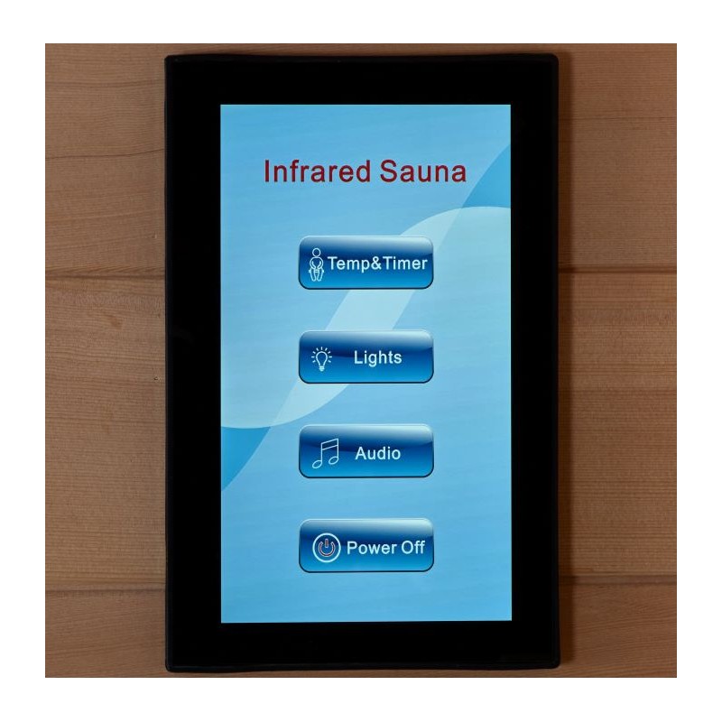 Golden Designs 4-Person Sauna with Himalayan Salt Bar - (GDI-8040-03)