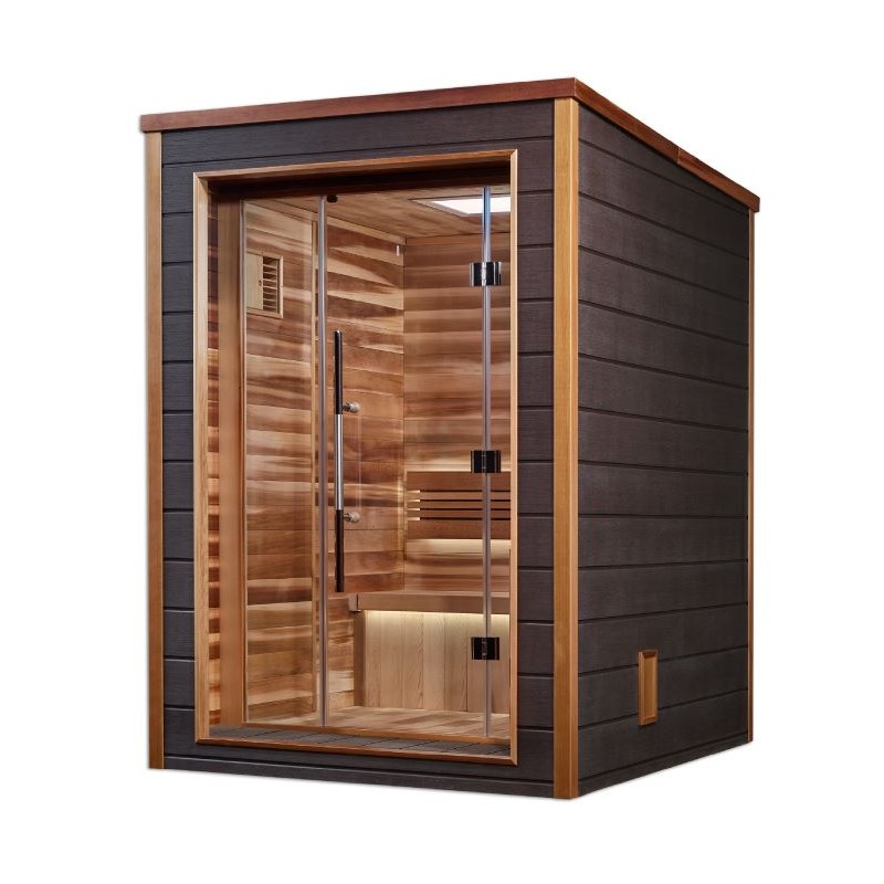 Golden Designs Narvik 2 Person Outdoor Traditional Sauna (GDI-8202-01)