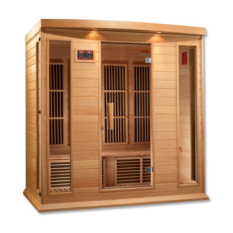 Maxxus 4-Person Low EMF FAR Infrared Sauna - (MX-K406-01)