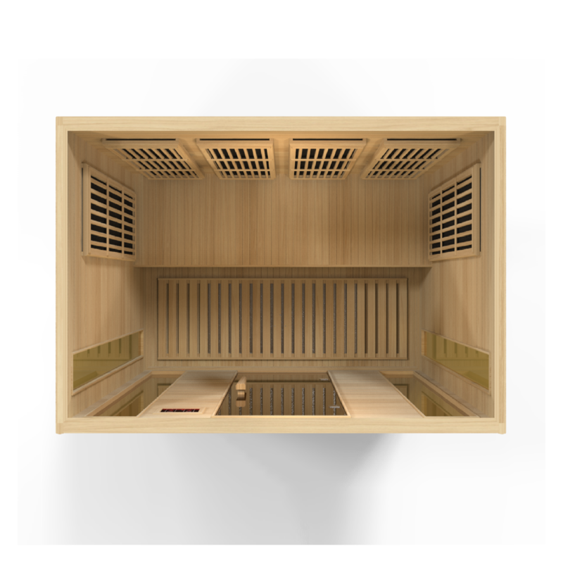 Maxxus 4-Person Low EMF FAR Infrared Sauna - (MX-K406-01)