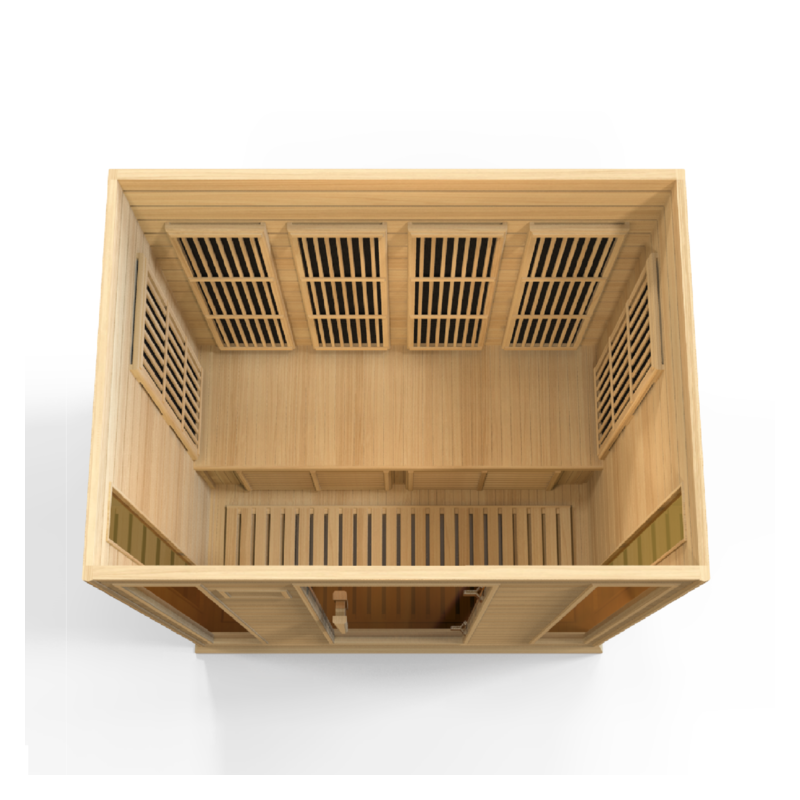 Maxxus 4-Person Low EMF FAR Infrared Sauna - (MX-K406-01)
