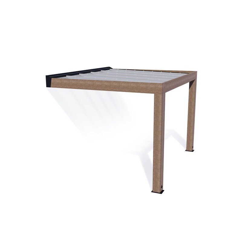 Palram - Canopia Helsinki 10' x 11'  Patio Cover - Brown/Light Gray (HG9263)