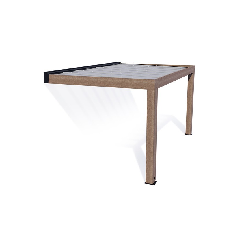 Palram - Canopia Helsinki 10' x 15'  Patio Cover - Brown/Light Gray (HG9264)