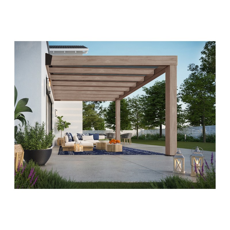 Palram - Canopia Helsinki 10' x 15'  Patio Cover - Brown/Light Gray (HG9264)