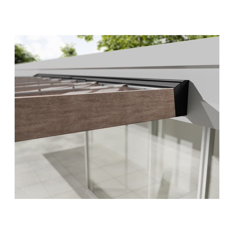 Palram - Canopia Helsinki 10x24 Patio Cover - Brown/L. Gray (HG9268)