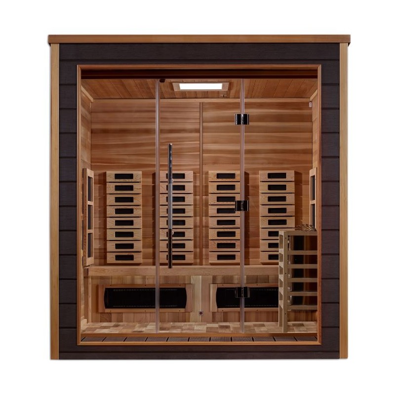 Golden Designs Visby 3 Person Hybrid Outdoor Sauna (GDI-8223-01)