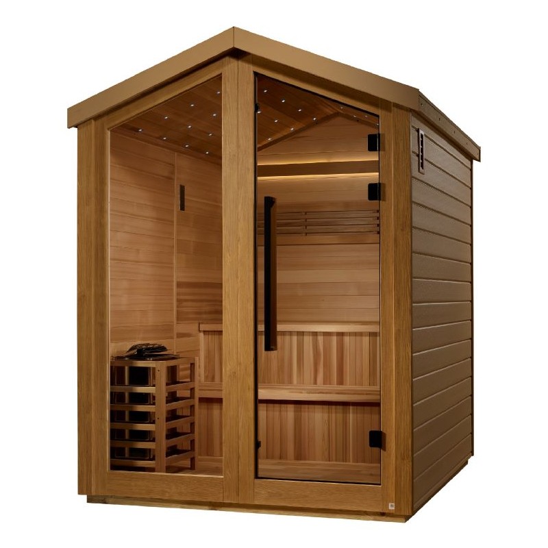 Golden Designs Kaarina 6 Person Outdoor Sauna (GDI-8506-01)